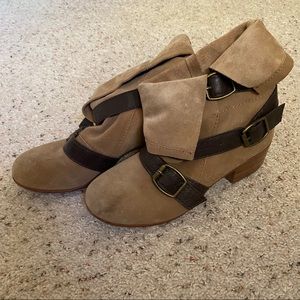 Modern Vintage Suede Boots